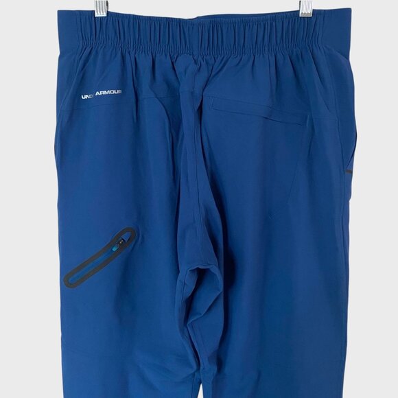 Under Armour Performance Stretch Golf Pants Blue Men's Large Athletic Activewear - Picture 6 of 9
